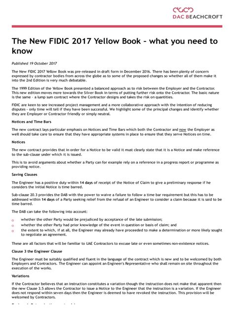 Download Yellow Fidic Document 