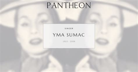yma sumac biography resumida
