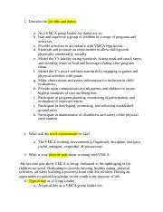 Ymca Group Interview Questions