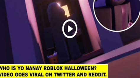 Yo Nanay Roblox Halloween Twitter