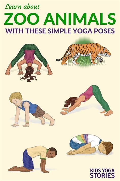 Yoga Poses Zoo Animals Yoga Poses For Kids Learn Yoga From Animals - Learn Yoga From Animals