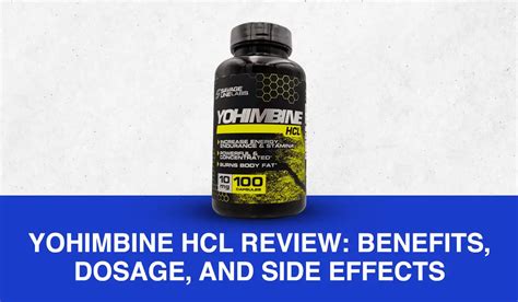 yohimbine hydrochloride side effects​