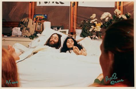 Yoko Ono And John Lennon Bed In