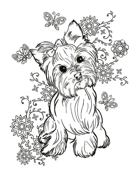 Yorkie Coloring Book Page Artistry By Lisa Marie Printable Yorkie Coloring Pages - Printable Yorkie Coloring Pages