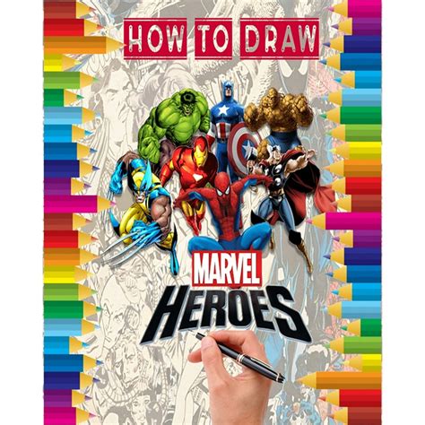 You Can Draw Marvel Characters With Stencil