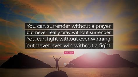 you can never surrender