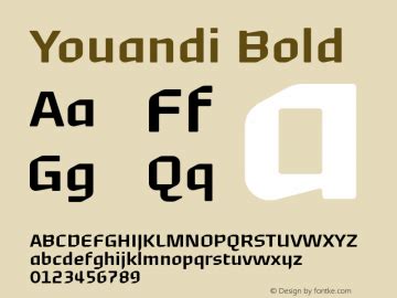 youandi font
