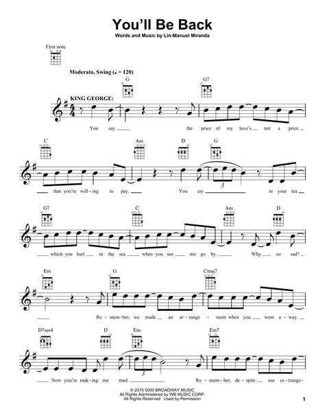 Youll Be Back Lyrics
