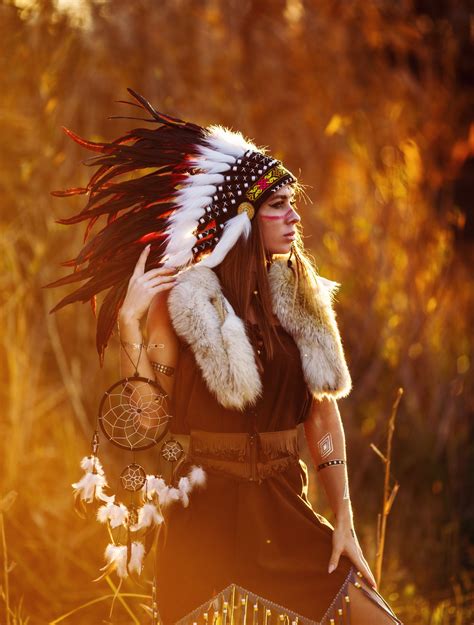 Young Native American Profile