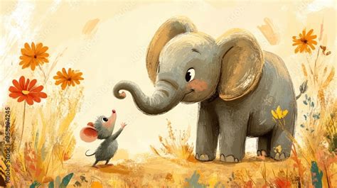 Download Young Mouse And Elephant 