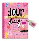 Your Diary Sparkly Lock Keys Girls 8 Illustrated And Activities
