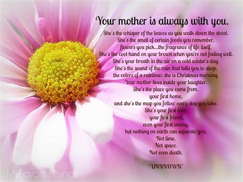 Your Mother Is Always With You Quote