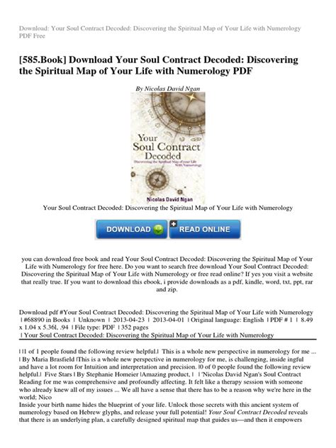 Your Soul Contract Decoded Discovering The Spirit