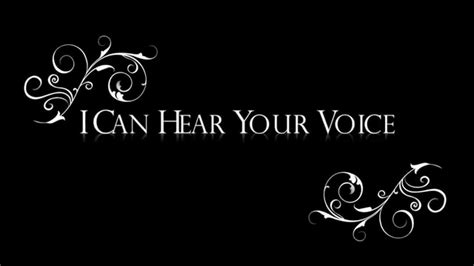 Read Your Voice Is All I Hear 