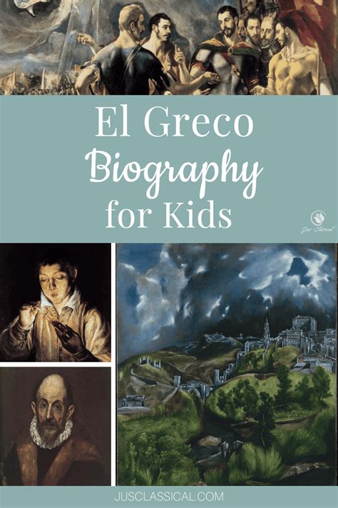 youtube jose el greco biography for kids