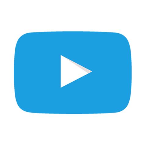 youtube logo blue