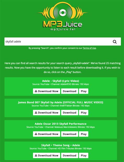 youtube mp3 juice
