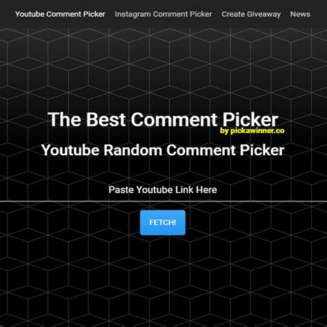 youtube random comment picker | 10 cch min ph chn ra ngi