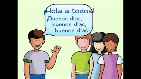 youtube spanish greetings for kids