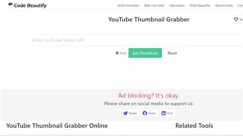 Youtube Thumbnail Grabber