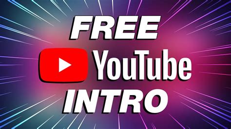 Intro Maker Free Intros  YouTube