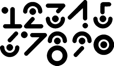 yu gi oh zexal numbers font