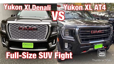 Yukon AT4 vs Denali: Battle of the Off-Road Titans