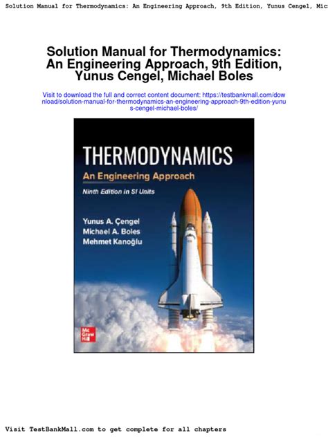 Read Yunus Cengel Thermodynamics Solutions Manual File Type Pdf 