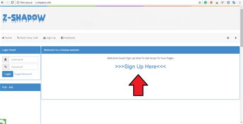 Z Shadow Login