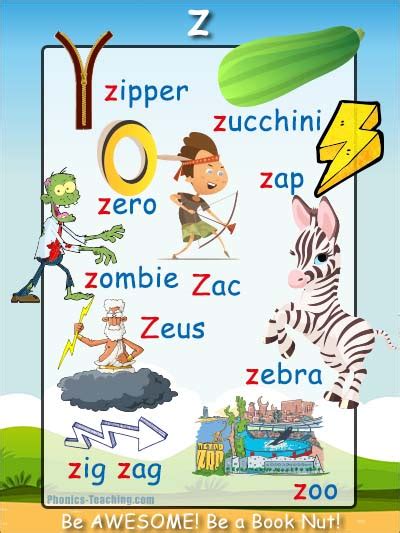 Z Words List For Kids Browse The Student Children Words That Start With Z - Children Words That Start With Z