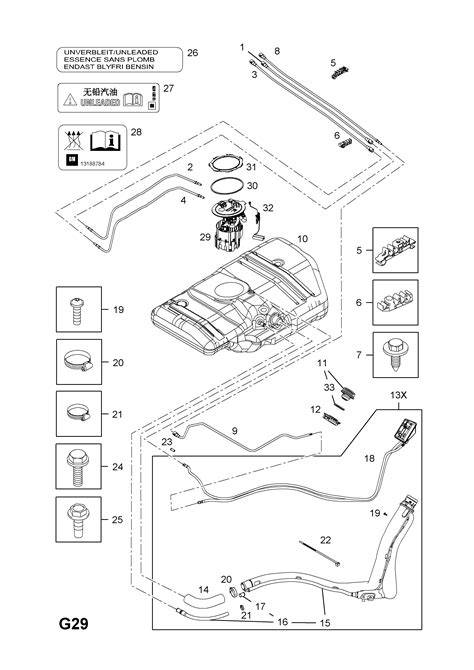 zafira fuel pump diagram