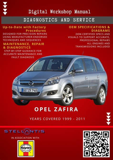 Zafira Tourer Workshop Manual