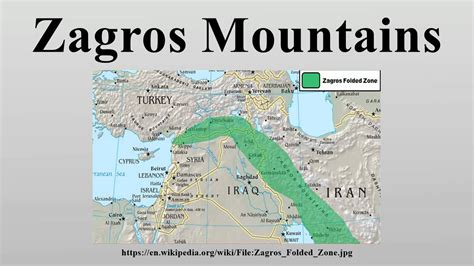 Zagros Mountains Map