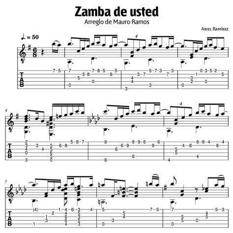 Zamba De Usted Acordes