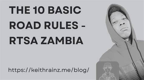 zambian driving basic rules