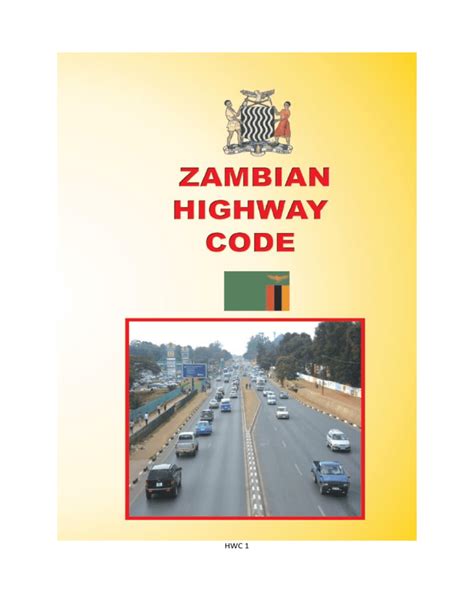 Zambian Highway Code In Nyanja