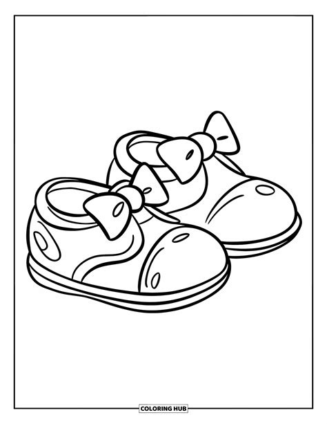 Zapatos Para Colorear