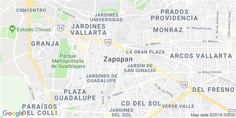 Zapopan Jalisco Mapa
