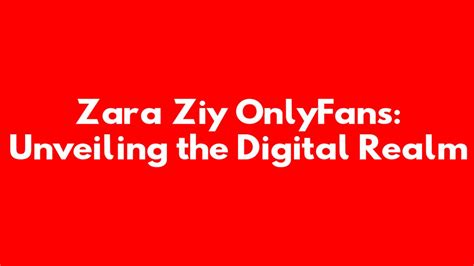 zara ziy OnlyFans leaked content
