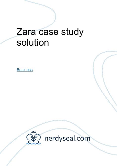 Download Zara Case Study Solution 