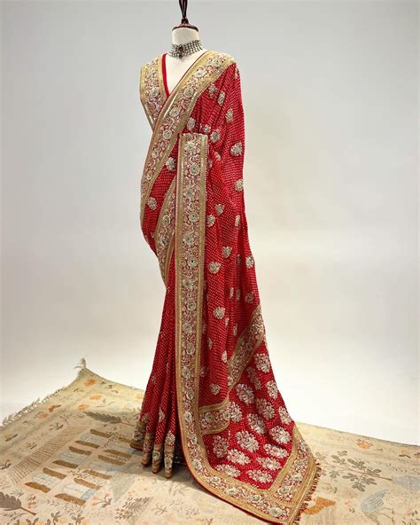 Zardosi Work Saree