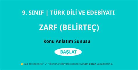 Zarf 9 Sinif