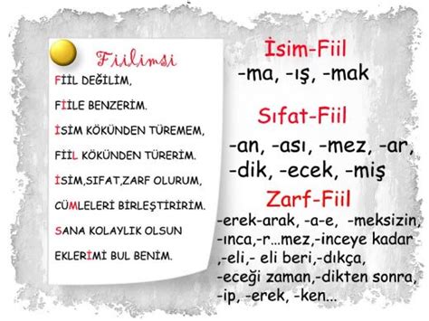 Zarf Fiil Ekleri