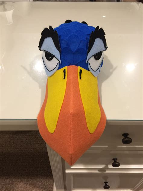 Zazu Mask Template