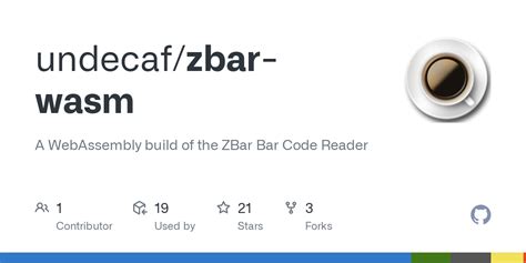 zbar bar code reader github