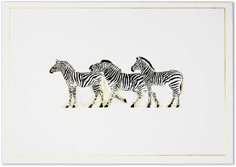 Zebra Note Cards ( Boxed Cards, Stationery)