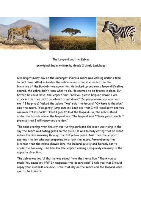 Read Online Zebra Short Story Pdf 