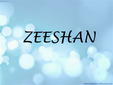 zeeshan name pic s