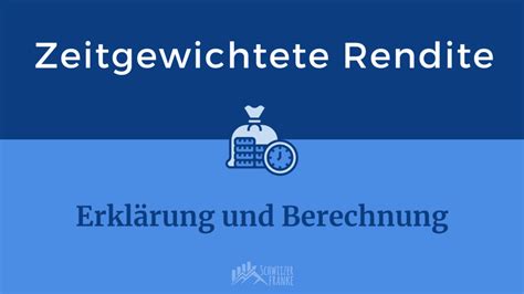 zeitgewichtete rendite portfolio performance