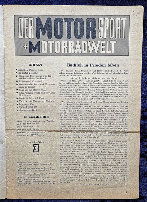Download Zeitschrift Der Motorsport Motorradwelt Jahrgang 3 1949 